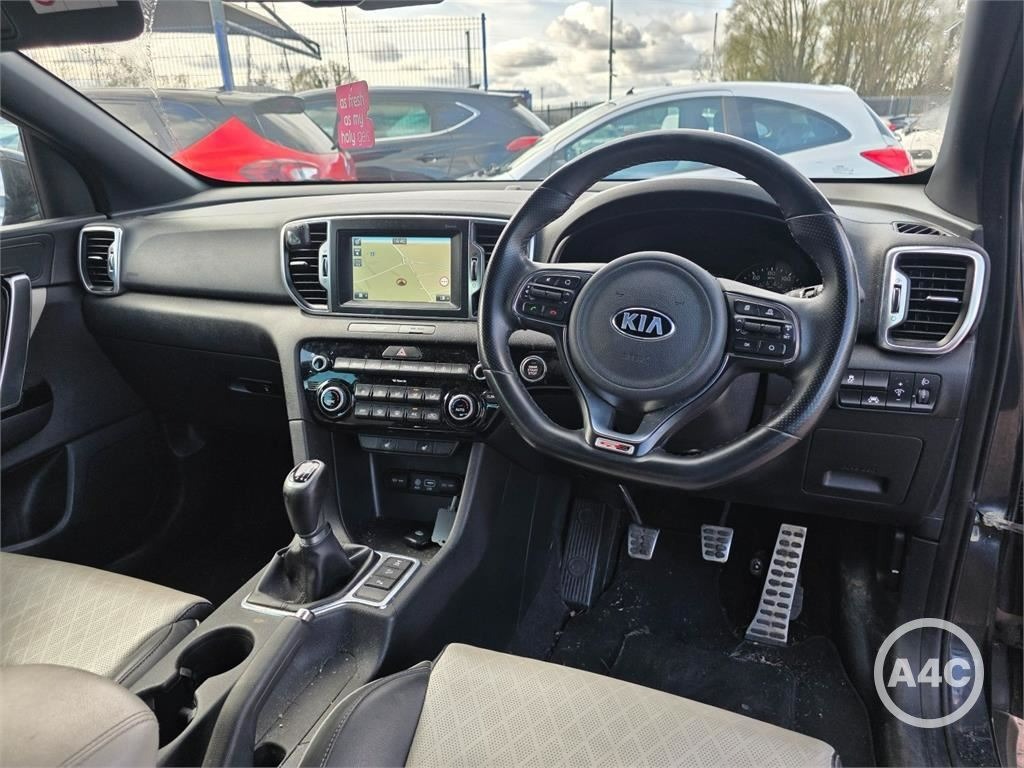 Kia Sportage 2.0 Crdi Gt-line 4Wd Nav Leather Ulez MD16UMT Black #3