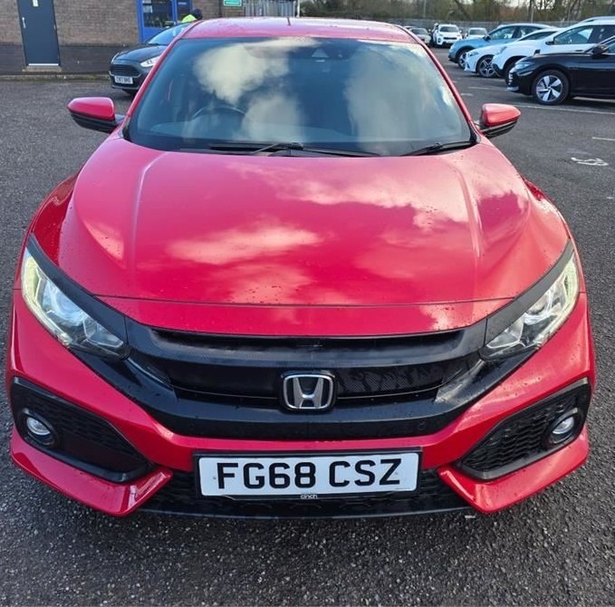 Honda Civic 1.6 I-dtec Sr Nav Camera Carplay Ulez FG68CSZ Red #5