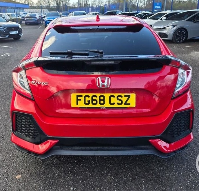 Honda Civic 1.6 I-dtec Sr Nav Camera Carplay Ulez FG68CSZ Red #6