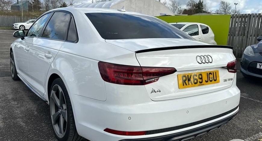 Audi A4 35 Tfsi Black Edition Tech Pk Nav Dab RK69JGU White #2
