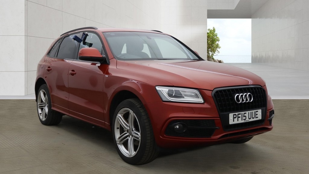 Audi Q5 2.0 Tdi 150 Quattro S Line Plus Nav Ule Red