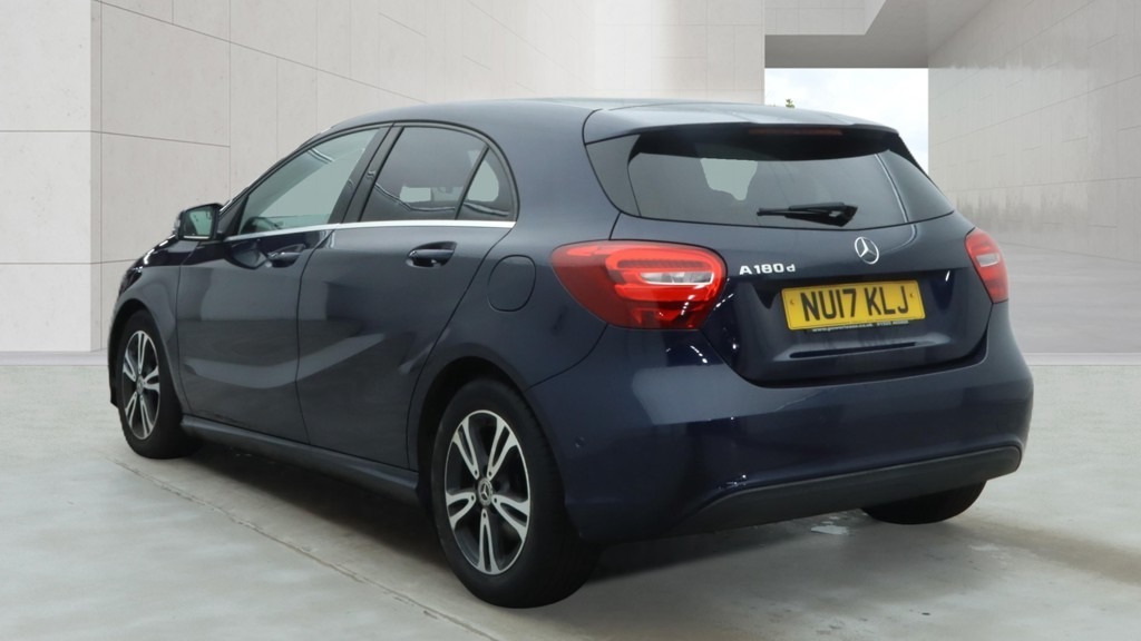 Mercedes-Benz A Class A180d Se Executive Sat Nav Leather Ulez NU17KLJ Blue #2