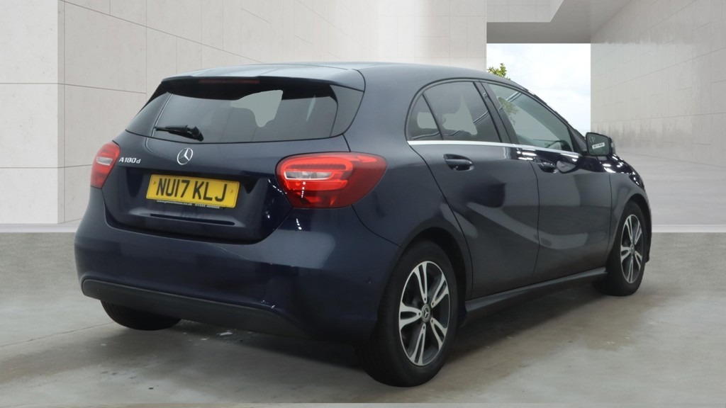 Mercedes-Benz A Class A180d Se Executive Sat Nav Leather Ulez NU17KLJ Blue #6