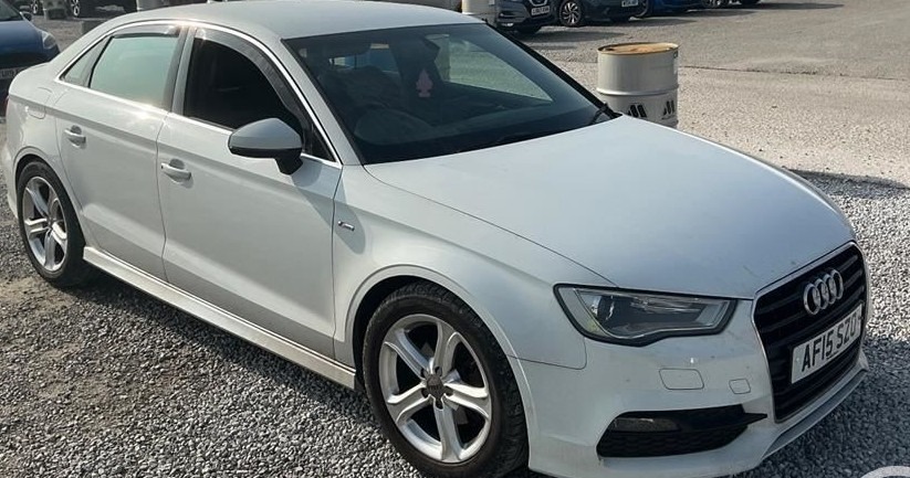 Audi A3 2.0 Tdi S Line Half Leather 20 Tax Ulez White