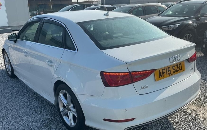 Audi A3 2.0 Tdi S Line Half Leather 20 Tax Ulez AF15SZO White #2