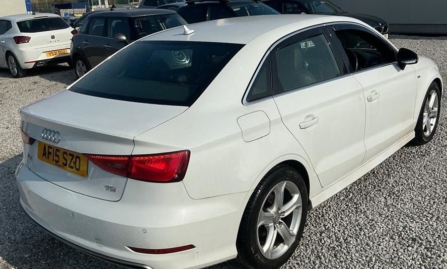 Audi A3 2.0 Tdi S Line Half Leather 20 Tax Ulez AF15SZO White #6