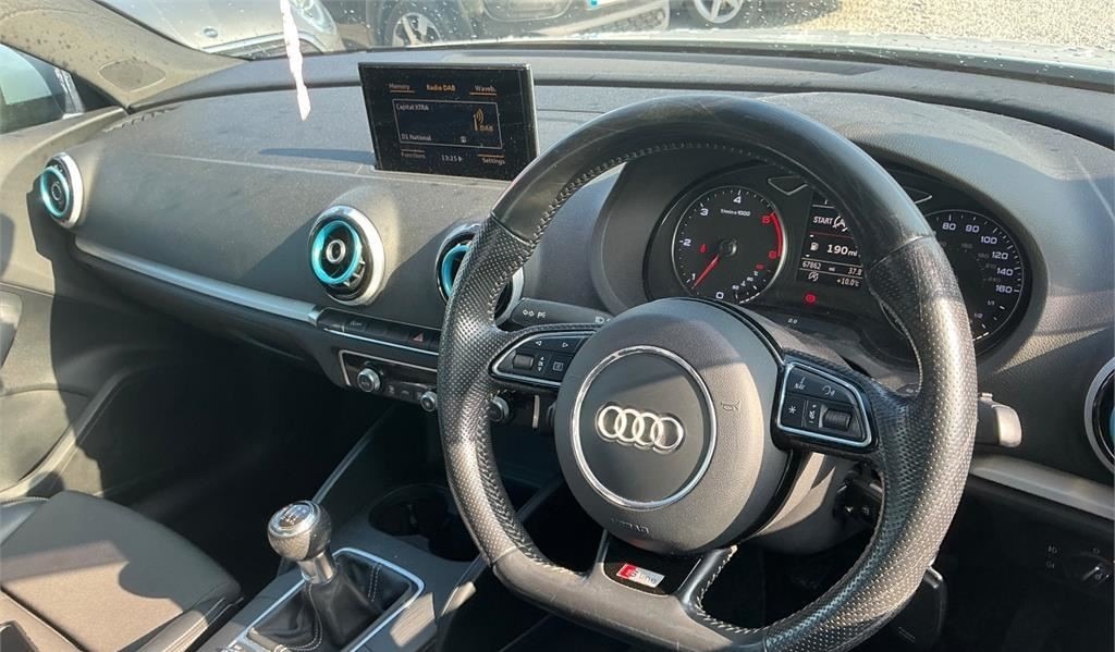 Audi A3 2.0 Tdi S Line Half Leather 20 Tax Ulez AF15SZO White #4