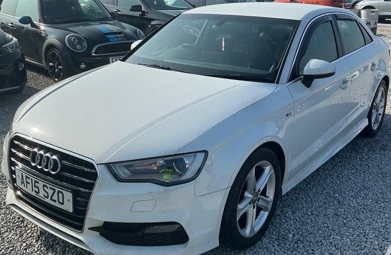 Audi A3 2.0 Tdi S Line Half Leather 20 Tax Ulez AF15SZO White #5