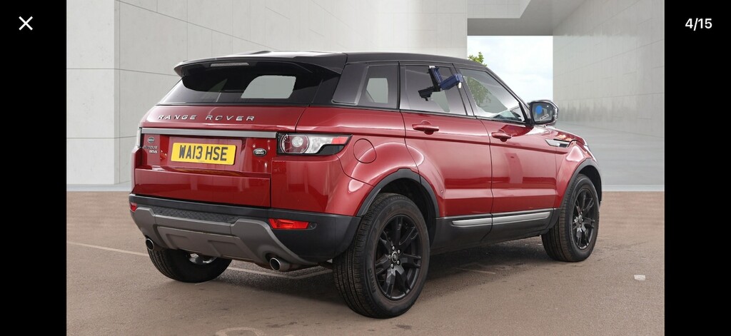 Land Rover Range Rover Evoque 2.2 Sd4 Pure Tech Pack WA13HSE Red #2