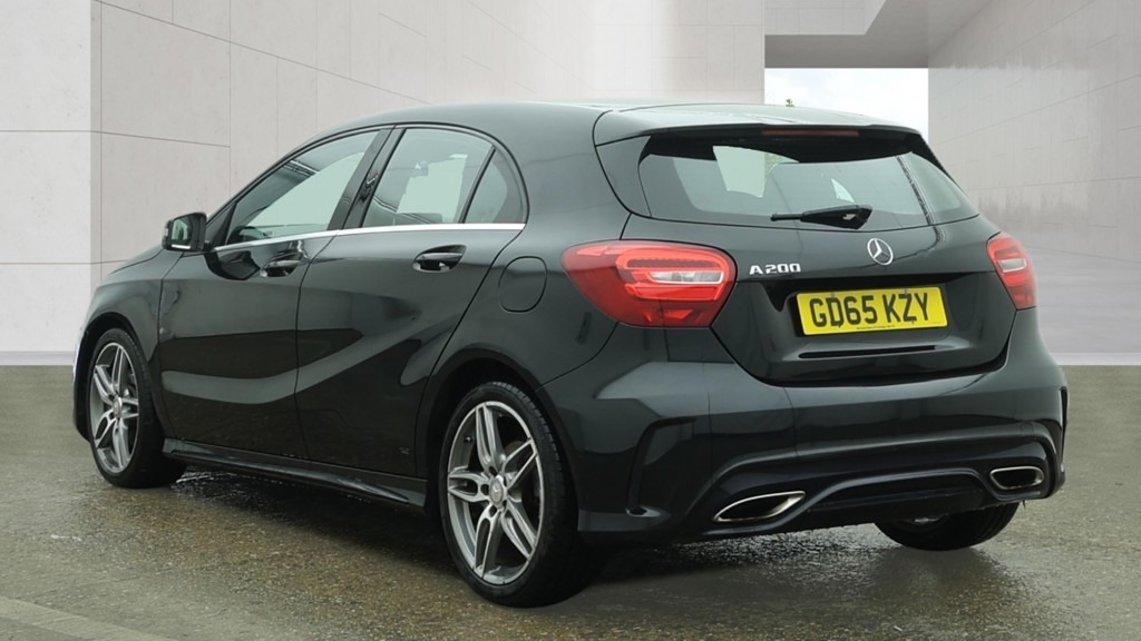 Mercedes-Benz A Class A200 Amg Line Sat Nav Bluetooth Ulez GD65KZY Black #2