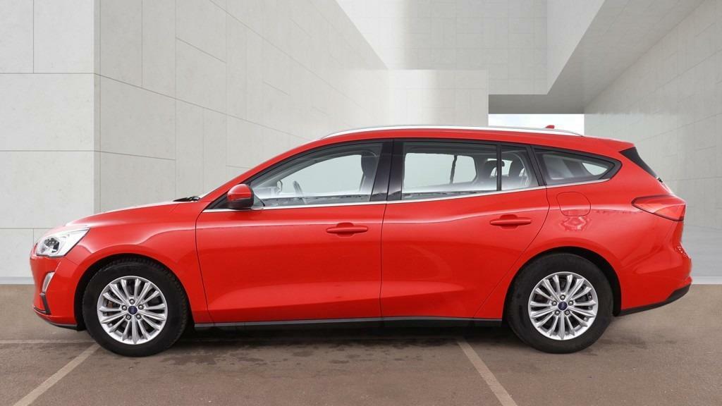 Ford Focus 1.5 Ecoblue 120 Titanium Sat Nav Ulez C KJ19OVX Red #6