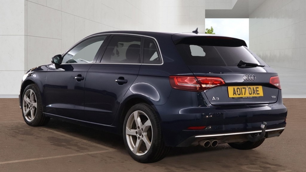 Audi A3 2.0 Tdi Sport 8 Audi Services Nav Ulez AO17OAE Blue #2