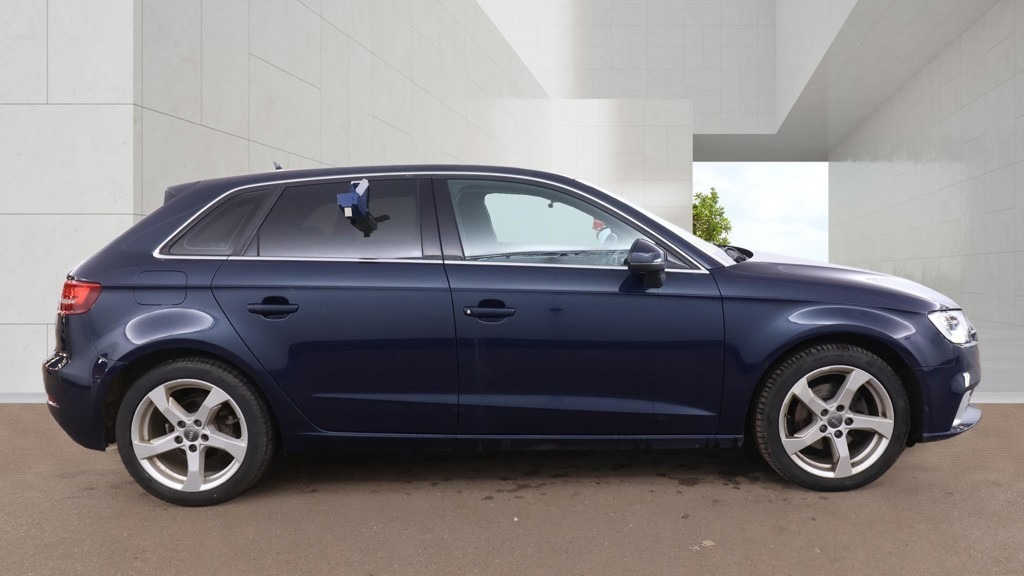 Audi A3 2.0 Tdi Sport 8 Audi Services Nav Ulez AO17OAE Blue #6