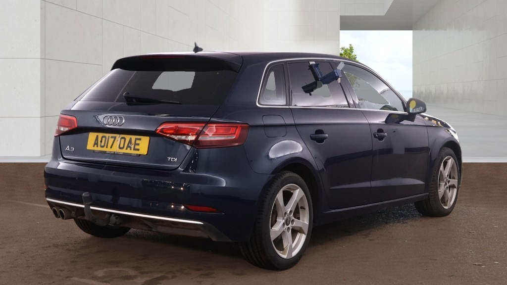 Audi A3 2.0 Tdi Sport 8 Audi Services Nav Ulez AO17OAE Blue #5