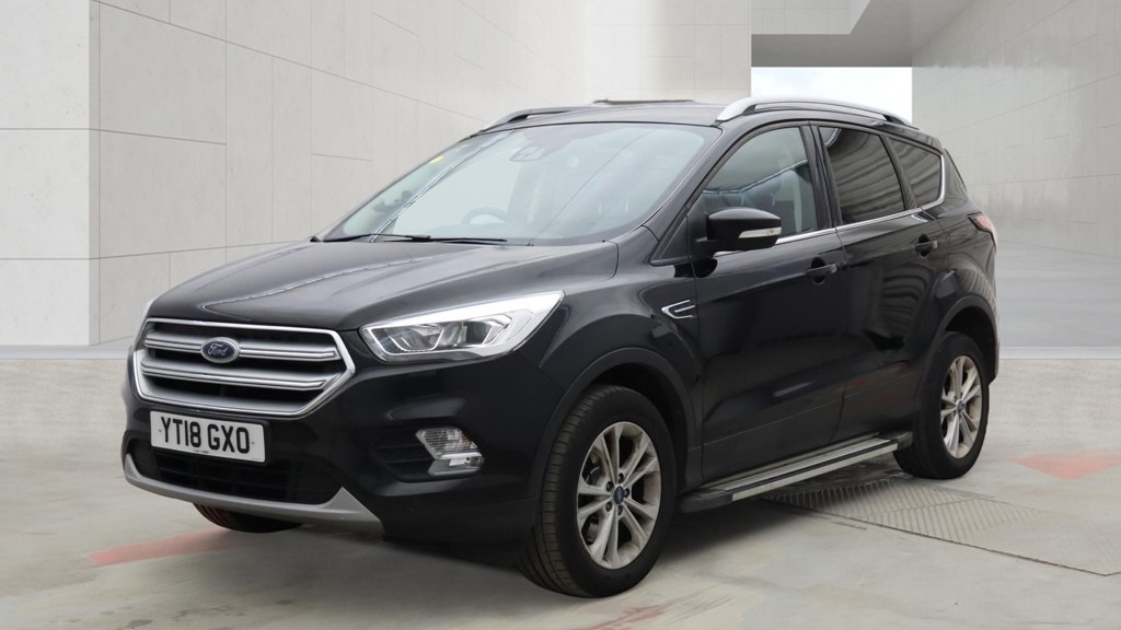 Ford Kuga 1.5 Tdci Titanium Sat Nav Ulez Dab Bl YT18GXO Black #5