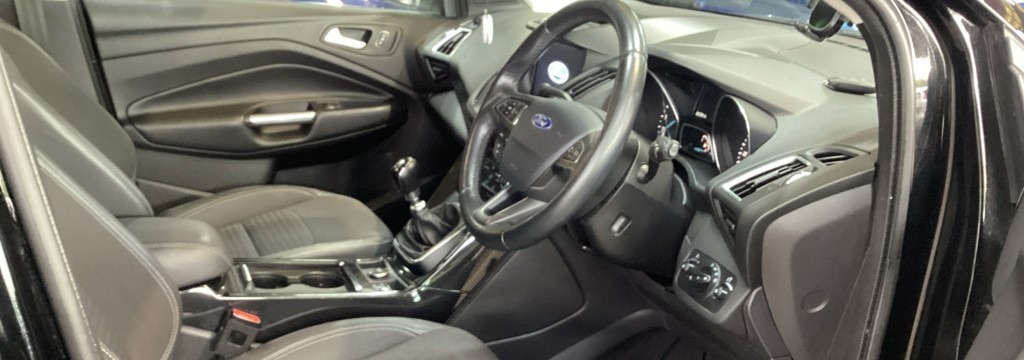 Ford Kuga 1.5 Tdci Titanium Sat Nav Ulez Dab Bl YT18GXO Black #3