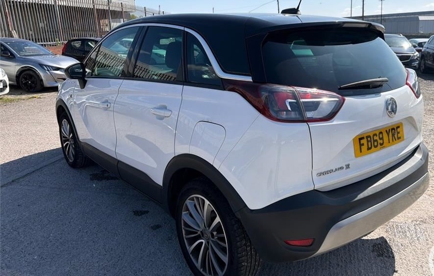 Vauxhall Crossland X 1.2 Sport Carplay Dab Black Pack Ulez FD69YRE White #2