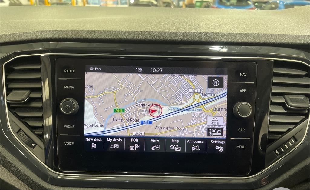 Volkswagen T-Roc 1.5 Tsi Evo Sel 1 Owner Sat Nav Car Net CV68JBE Blue #4
