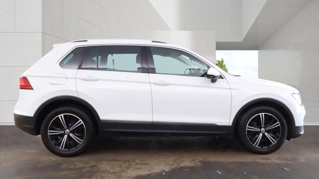 Volkswagen Tiguan 1.4 Tsi 125 Se Nav Ulez Car Net Apps Da BJ18WVP White #6