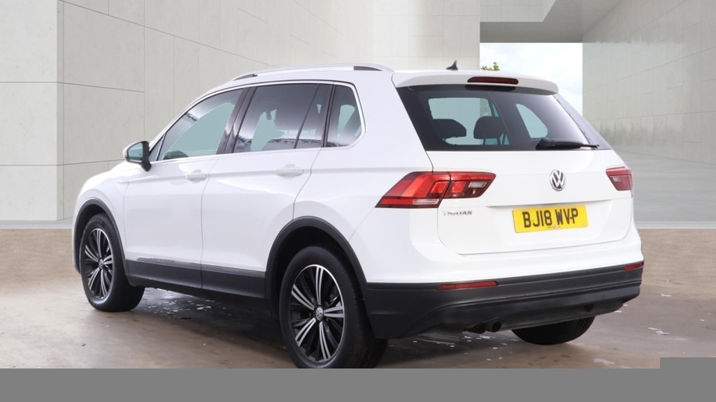 Volkswagen Tiguan 1.4 Tsi 125 Se Nav Ulez Car Net Apps Da BJ18WVP White #2
