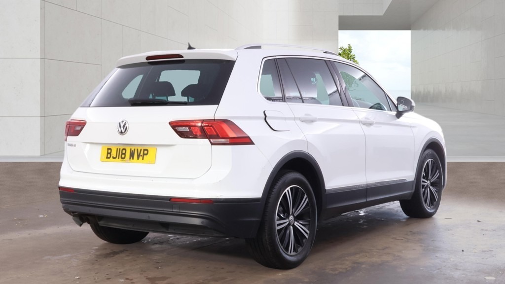 Volkswagen Tiguan 1.4 Tsi 125 Se Nav Ulez Car Net Apps Da BJ18WVP White #5