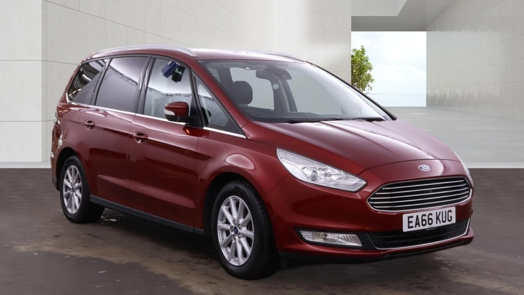 Ford Galaxy 2.0 Tdci 180 Titanium X Panroof Nav Lea Red