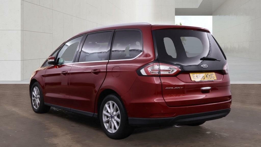 Ford Galaxy 2.0 Tdci 180 Titanium X Panroof Nav Lea EA66KUG Red #2