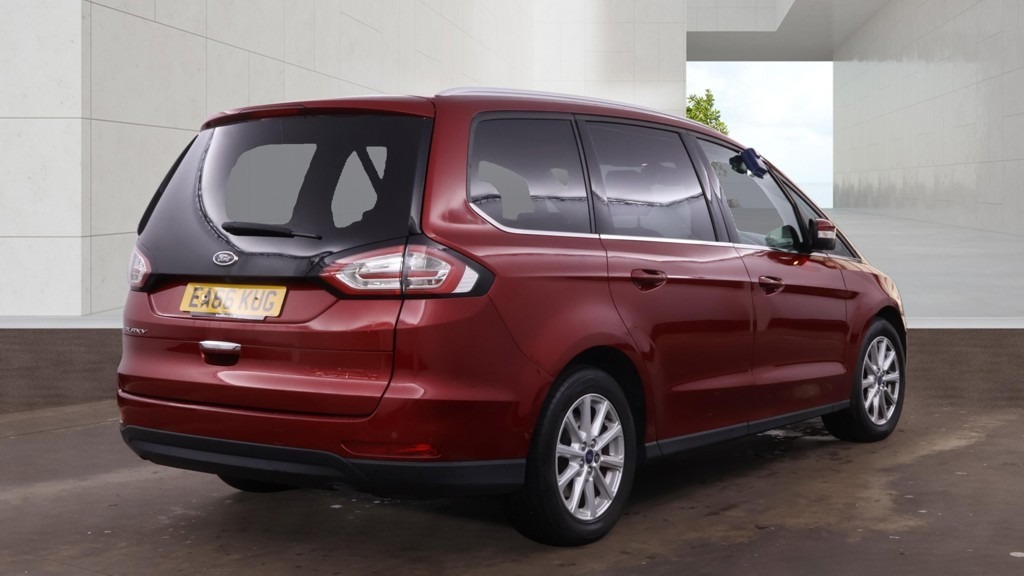 Ford Galaxy 2.0 Tdci 180 Titanium X Panroof Nav Lea EA66KUG Red #5