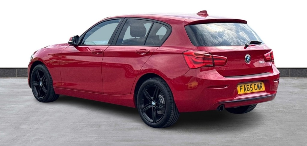 BMW 1 Series 116D Sport Nav 20 Tax 72 Mpg Ulez D FA65CWR Red #2