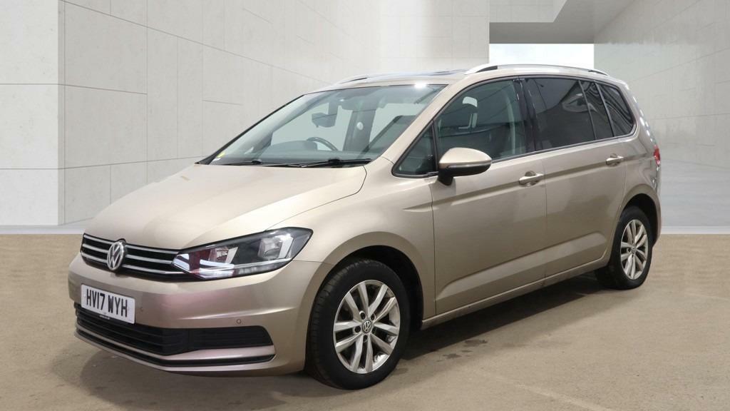 Volkswagen Touran 1.6 Tdi Se Family Panroof Nav 8 Service Beige #5