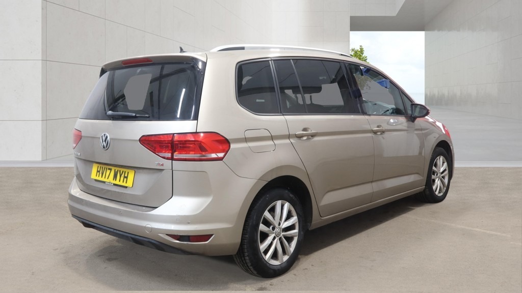 Volkswagen Touran 1.6 Tdi Se Family Panroof Nav 8 Service Beige #6