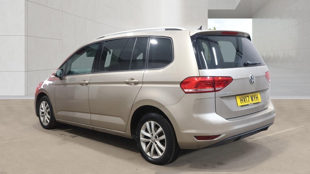 Volkswagen Touran 1.6 Tdi Se Family Panroof Nav 8 Service Beige #2