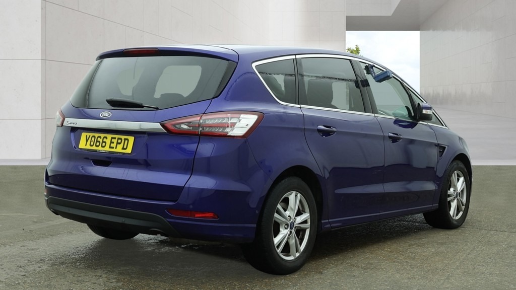 Ford S-Max 2.0 Tdci 150 Titanium 8 Services Hseats Blue #4