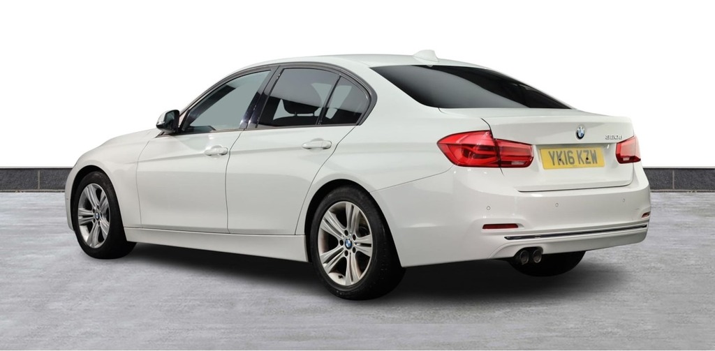 BMW 3 Series 320D Efficientdynamics Sport Pro Media Le YK16KZW White #2