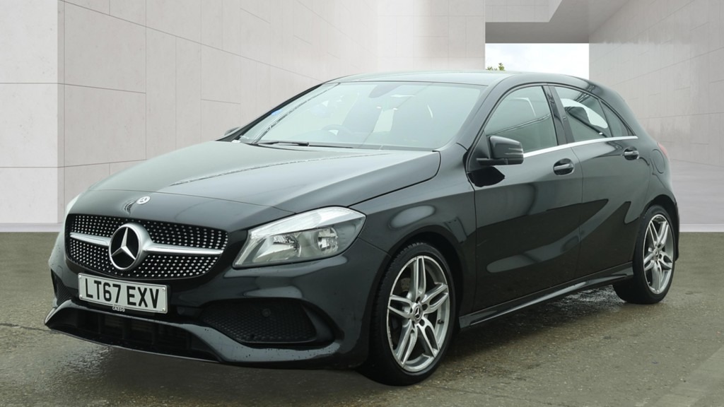 Mercedes-Benz A Class A160 Amg Line Nav Camera Ulez Bluetoo LT67EXV Black #3