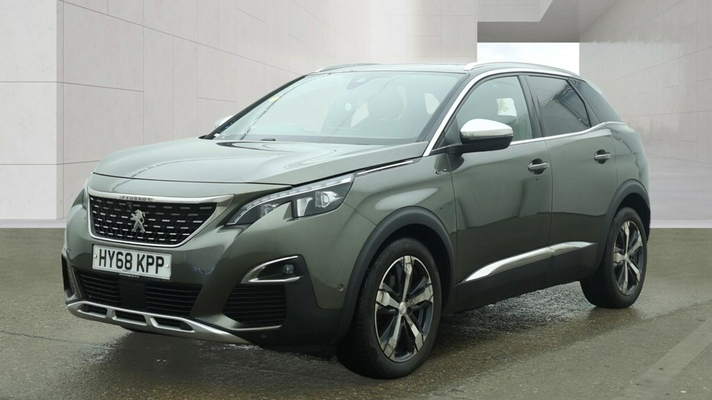 Peugeot 3008 2.0 Bluehdi 180 Gt Eat8 Panroof Nav Cam HY68KPP Grey #2