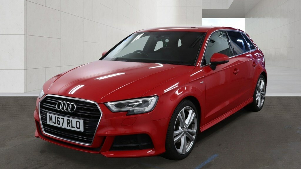 Audi A3 1.5 Tfsi S Line S Tronic Tech Pack Nav MJ67RLO Red #4
