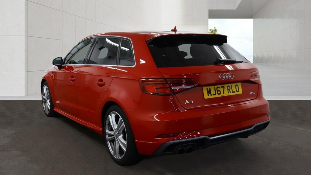 Audi A3 1.5 Tfsi S Line S Tronic Tech Pack Nav MJ67RLO Red #2