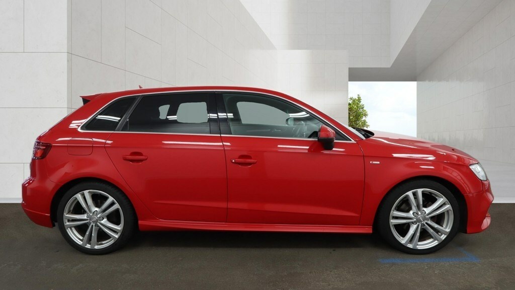 Audi A3 1.5 Tfsi S Line S Tronic Tech Pack Nav MJ67RLO Red #6