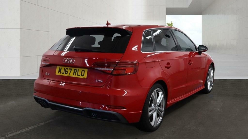 Audi A3 1.5 Tfsi S Line S Tronic Tech Pack Nav MJ67RLO Red #5