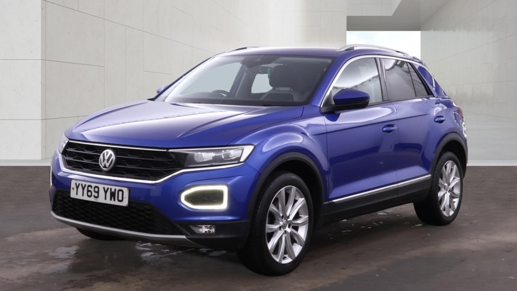 Volkswagen T-Roc 1.5 Tsi Evo Sel Nav Dab Ulez 6 Servic YY69YWO Blue #4