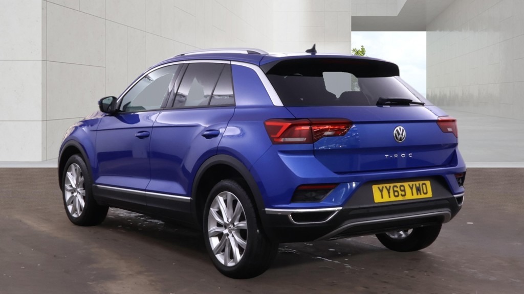 Volkswagen T-Roc 1.5 Tsi Evo Sel Nav Dab Ulez 6 Servic YY69YWO Blue #2
