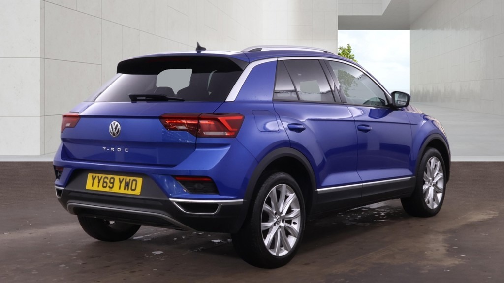 Volkswagen T-Roc 1.5 Tsi Evo Sel Nav Dab Ulez 6 Servic YY69YWO Blue #5