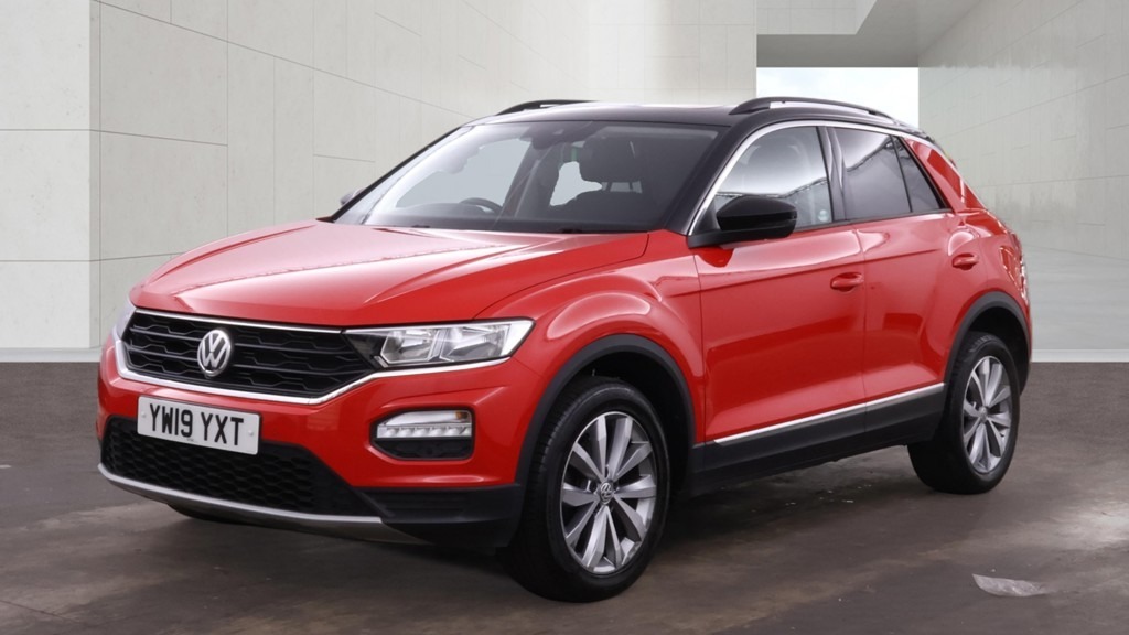 Volkswagen T-Roc 1.5 Tsi Evo Design Panroof Nav 1 Owner YW19YXT Red #5