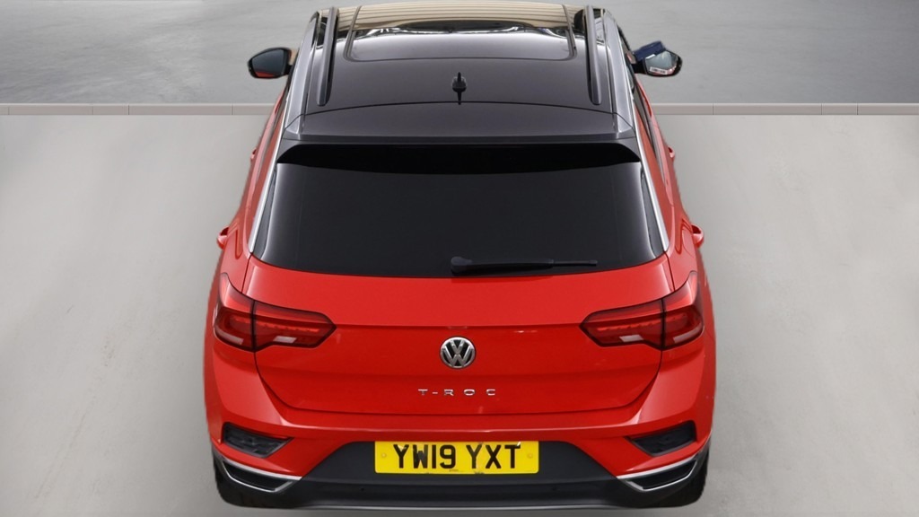 Volkswagen T-Roc 1.5 Tsi Evo Design Panroof Nav 1 Owner YW19YXT Red #3