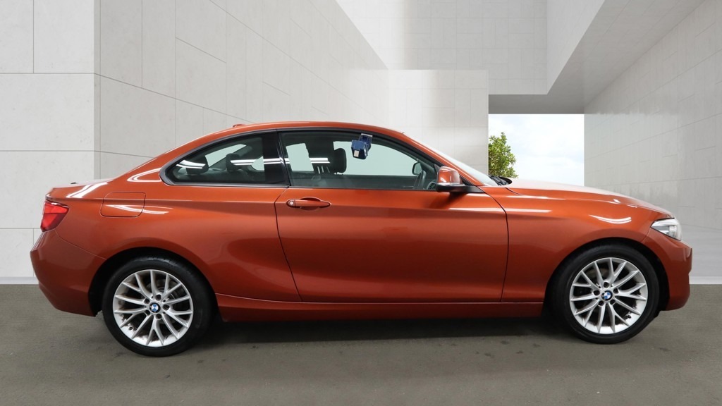 BMW 2 Series 218I Se Pro Media Nav Ulez Dab Blue CY68XHG Orange #6