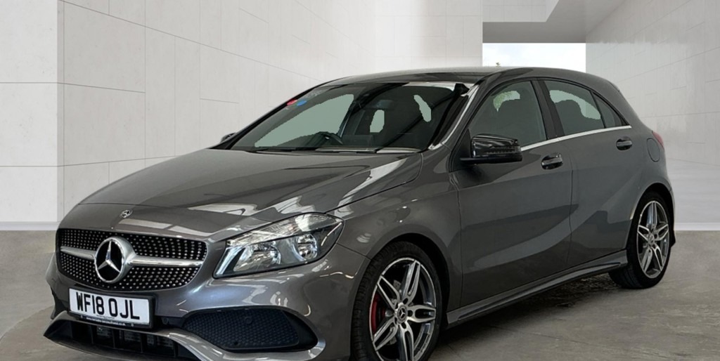 Mercedes-Benz A Class A180d Amg Line Nav Camera Ulez 72 Mpg WF18OJL Grey #4
