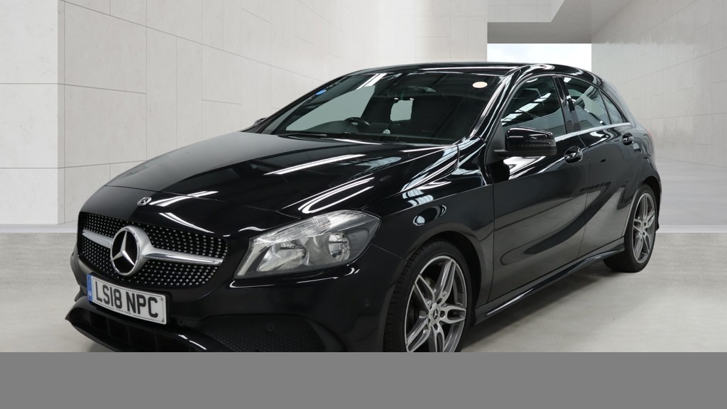 Mercedes-Benz A Class A180d Amg Line Executive Nav 74 Mpg LS18NPC Black #5