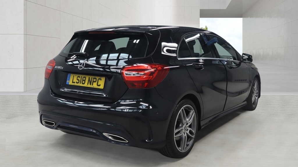 Mercedes-Benz A Class A180d Amg Line Executive Nav 74 Mpg LS18NPC Black #6