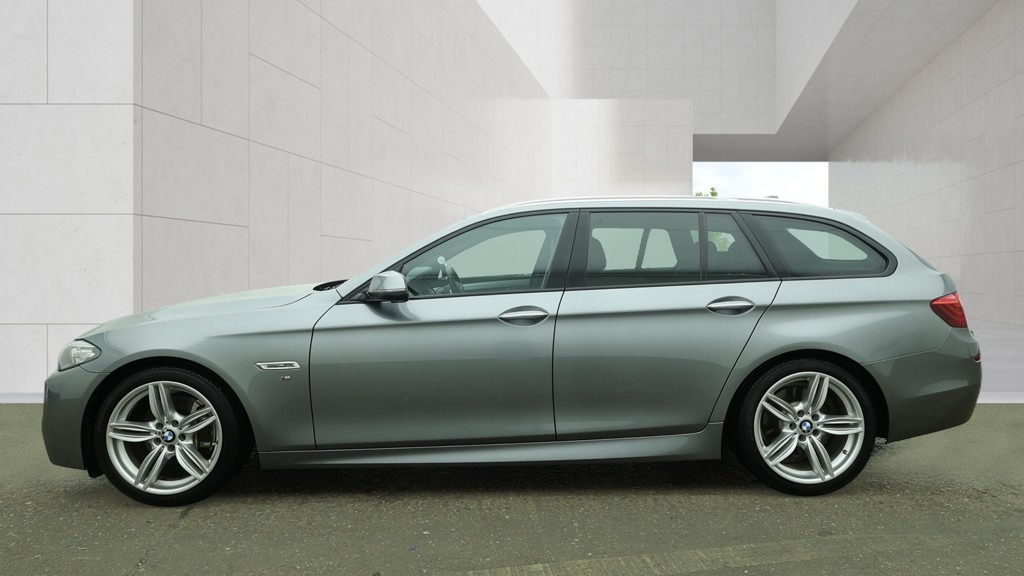 BMW 5 Series 525D M Sport Step Pro Media Leather HG66YYK Grey #6